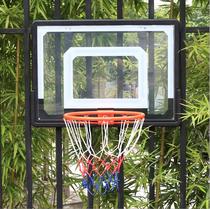 Outdoor childrens hanging basketball frame Outdoor stadium fence wall adult standard basket movable shooting rack