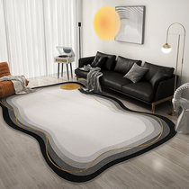 Light luxury minimalist irregular carpet living room sofa coffee table mat home bedroom design advanced floor mat