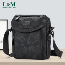 Casual mens shoulder bag large capacity Oxford cloth cross bag waterproof sports Small backpack mens bag trend messenger bag