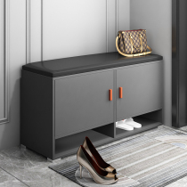 Light luxury home shoe stool soft bag cushion home door simple modern multi-function storage storage porch stool
