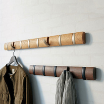 Ubra hanger hanger wall hook hook wall solid wood entrance wall Nordic clothes hook hanger