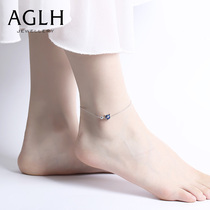 Little devil anklet female summer 2021 new pure silver Net red foot jewelry does not fade Valentines Day gift to girlfriend