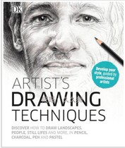 DK Artists Drawing Techniques electronic book light