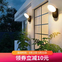 Outdoor wall lamp waterproof garden exterior wall lamp simple outdoor door front light courtyard terrace super bright led balcony wall lamp