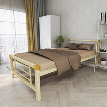 Nordic Iron Bed Modern Simple 1m1 2 m Iron Frame Bed Children's Bed Apartment Dormitory Homestay Leather Bed Single Bed