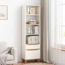 Wide 40cm floor small bookcase net red bookcase Home nip small corner slit shelve with drawer cabinet