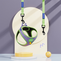 Dog traction rope teddy dog rope small dog chest braces for dog rope vest style Bears walking dog rope dog chain