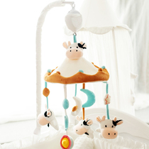 Newborn gift baby bed Bell 0-1 year old toy 3-6-12 month baby music rotating puzzle bed Bell bed hanging