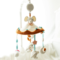 Cartoon newborn gift baby bed Bell toy 3-6-12 months baby music rotating puzzle bed Bell bed hanging