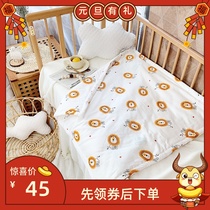 Soft waxy cotton gauze baby quilt newborn air conditioning quilt towel blanket washable all seasons