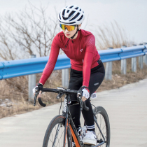 Meritocratic autumn winter scratchback riding suit womens bike thickened warm riding blouses mountain bike road car riding pants
