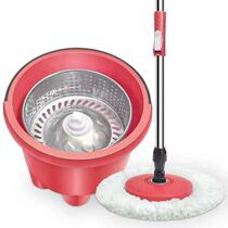 Mop bucket mop bucket wring dry mop squeezing machine free hand wash one drag net single bucket rotating household spin-dry mop hand