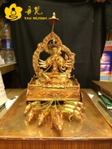 Light Buddha Statue Buddha Nepal All Bright Gold Moolly Golden Molars Light Buddhare boutique with disc sculpted pig Rover 33cm