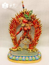 Nepal fine pure copper painted empty line mother Buddha statue other Buddha mother height 50cm direct mail