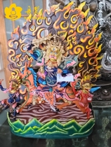 Mascot Mother Buddha statue Nepal boutique painted Badanlahairy one ruler 2 handmade bronze sculptures bronze Buddha 36cm