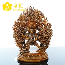 Dweed King Kong Buddha Nepal red copper Tibetan Buddhism Bronze Sculpture Bronze Buddha Pure Artisanal 19 5cm