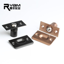 Pure Copper Touch Bead Lock KTV Special Pinball Lock Gate Top Pearl Invisible Door Snap Door Lock Wood Door Room Door Button Carmen