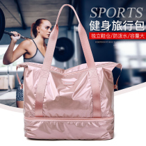 Net Red Travel Bag Bags Women Sports Bags Luggage Bags Carry-on Women Fitness Bag Short Trip Bag Luggage Bag Light Tide