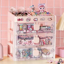 Hairclip storage box children hair accessories girl princess baby rubber band headwear Hairband hair card dressing head rope jewelry