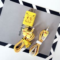 Suitable for iQOOZ1x cartoon anti-dirty data cable decorative headset anti-break vivoX50 Pro charger protective cover