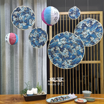 Nicole handmade Japanese style hanging restaurant window Teahouse wind disc wall hanging home Chinese style decoration