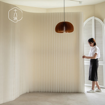 18 paper screen partition wall panel fence folding living room entrance restaurant room partition artifact soft screen movement