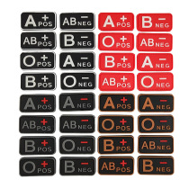 Tactical Night Light Blood Type Chapter Recognition Chapter Pvc Magic Sticker Silicone Chest Badge Arm Chapter A Type B Type O Type POS