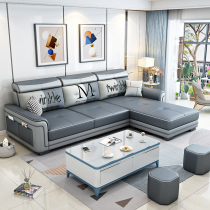 Modern simple 2021 new no disassembly and wash technology fabric sofa Nordic living room medium and small apartment sofa combination