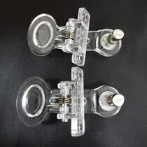 Campers fishing box lifting foot button switch height adjustment switch lock transparent button plastic buckle factory pass