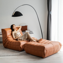 Fur Caterpillar Sofa Tatami Single Sitting Room Net Red Ins Wind Nordic Balcony Casual Chair Reclining Sloth Sofa