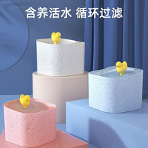 Pet Kitty Dog Drinking Water Dispenser Cat Dog Universal Automatic Flow Water Circulation Filter Feeding Drinking Water Bowl filter core accessories