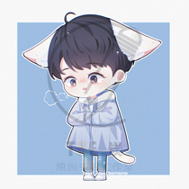 Cute Q version full-body image cartoon design hand-painted real-life photos to comics original custom new products on the market