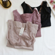 Sedena Autumn Winter Seamless Beauty Vests Slim Fit Tight Fit Underwear Tochest Lace Undercoat Without Sleeveless Woman