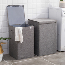 Oversized washed and tasteless clothes storage basket folding dirty clothes storage bucket fabric storage box dirty clothes storage basket