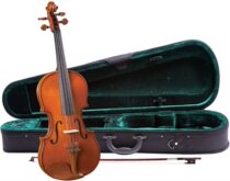 Overseas Cremona SV-140 Advanced Novice Violin Set 1 10 Flame Wood Boxwood Accessories