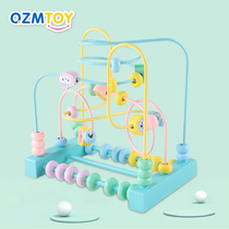 Baby boy around Pearl Zhuangzhu building blocks 6-12 months boy female baby Puzzle Power Toys 1-2-3-year-old Early Education