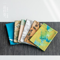 Yipinqiantang painted tea towel cloth absorbent household living room tea tablecloth Kung Fu tea set Zen tea mat Rag tea ceremony