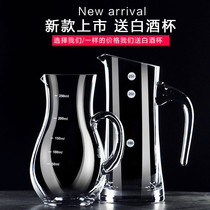 Crystal glass wine divider white wine gigs wine decanter household trumpet with scale 100ml