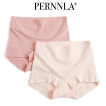 pernnla2 dress flat corner pants female cotton brand new crotch wrap hip cotton breathable mid-waist lifting hip large code shorts