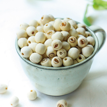 Le Ma food collection lotus seeds 250g core Xianglian leather White Lotus seeds dry goods Xiangtan inch three Lotus with Tremella