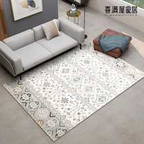 Turkish carpet living room American imported light luxury tea table blanket modern minimalist sofa blanket villa high grade carpet mat