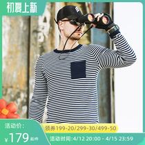 Eagle Claw Action Sea Walker Outdoor Sweater Hooded Sweatshirt Warm Striped Sweatshirt