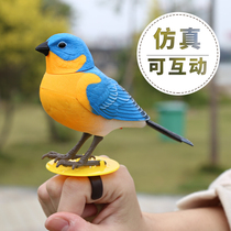 Simulation electric singing bird toy will be called moving 4 voice control sensor children 1 year old and half Net Red 2 baby 3 Bionic