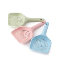 Pet grooming cleaning supplies cat sand shovel small hole expansive soil cat sand shovel shovel feces officer long handle medium cat sand shovel