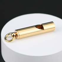 Pure Brass Whistles Outdoor Courtson Metal Brass Whistle Alt Teacher Training Camp Key Clasp Pendant Referee Military