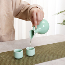 Half Catty Wine Pot ceramic antique Chinese home Wine Sub wine Wine Distributor with Courtesy Wine Kit Upscale Gift Box