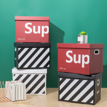 Net celebrity ins storage box Paper book sundries Toy storage box Moving trunk storage box Snack finishing