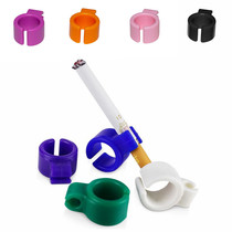 Fashion cigarette smoke-proof yellow finger aids cigarette holder cigarette holder portable unisex cigarette ring