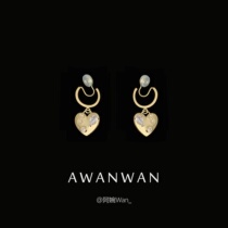 Eupwan Senior Sensation Retro-Inlaid Drilling Loving style No earbugeless Mosquito Coil Pan Ear Clip small crowdsourced 100 Hitch Pendant
