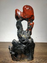 Natural Kind Stone Guilin Chicken Blood Jade Raw Stone Polishing Stones Ornamental Stone Office Ornaments Collection